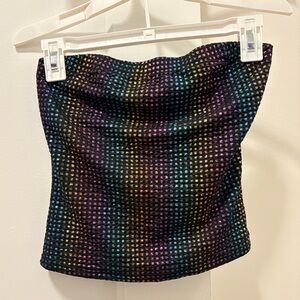 Rainbow Checkered Top